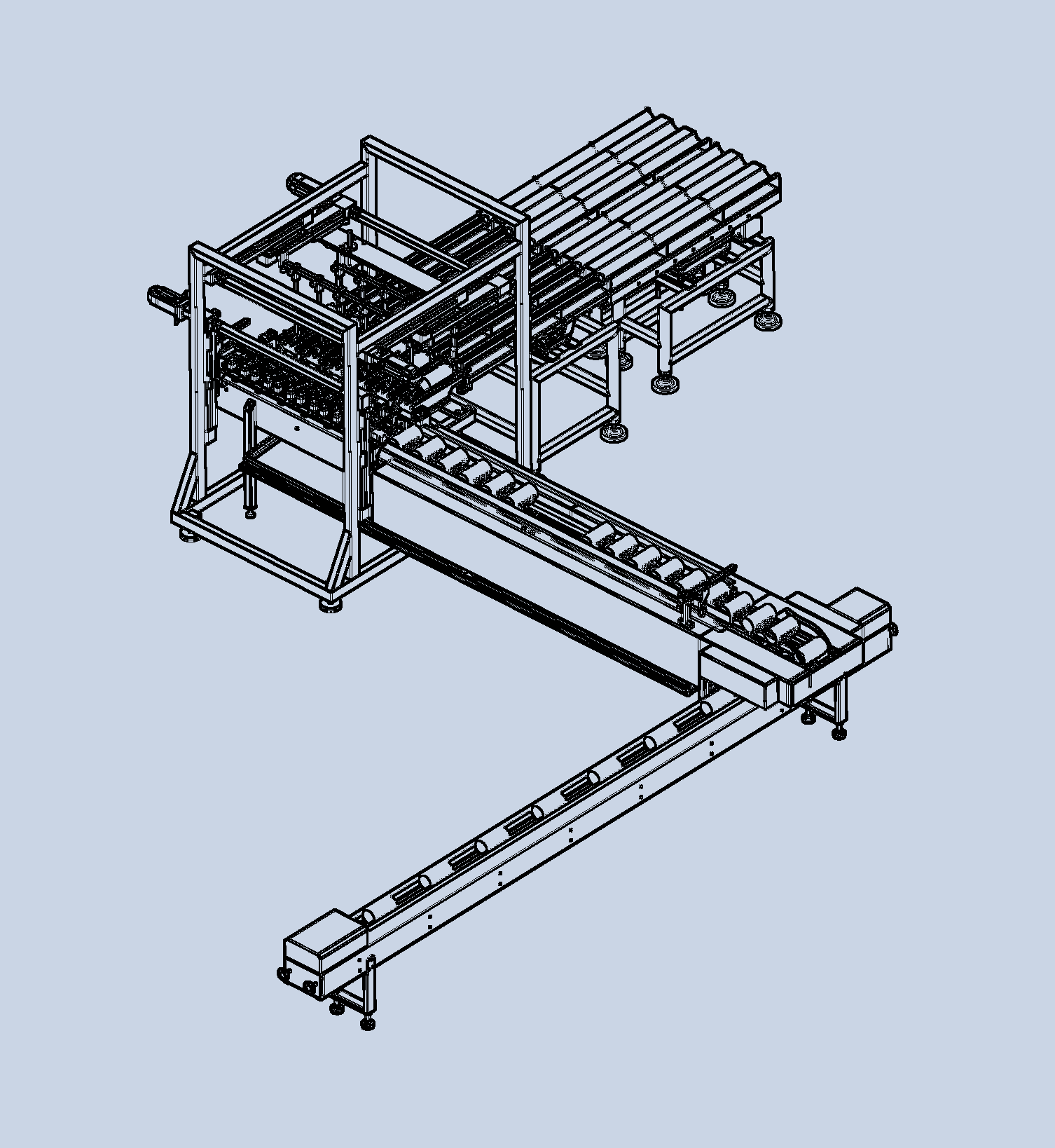 MORO Snack H series cracker handling line